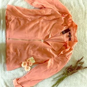 Brand new sweater and new pink earrings!!